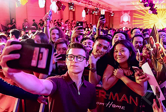 SpiderMan, Far From Home, Gobo Logo Production