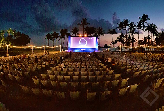 Sunset Cinema, Tanjong Beach Sentosa Island