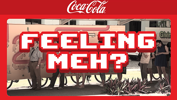 Clear Channel Audience Reaction, Coca Cola Bus Stop Campaign