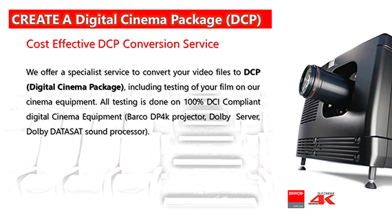 Video Content, DCP Conversion